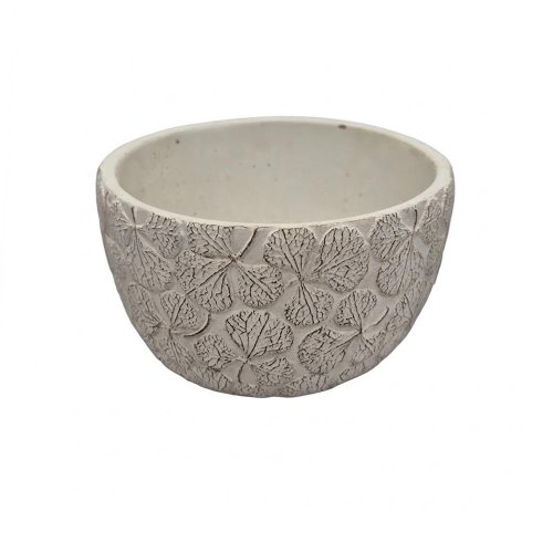 Obal kvety keramika 16.8*16.8*9.8 biely