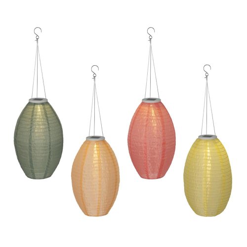 Solár lampáš z nylonu 4ass pr.22/v33cm