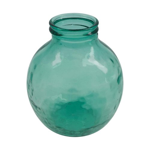 Váza z recyklovaného skla 24x24x31cm