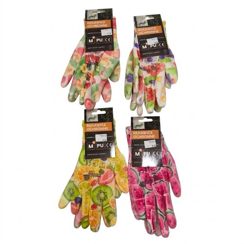 Rukavice dámske do záhrady ,,8,, mix farba
