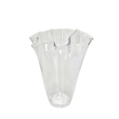 Váza asymetr. sklo pr.17,5/v23cm