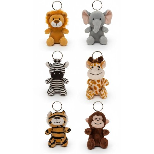 Kovová kľúčenka, zvieratá zo safari