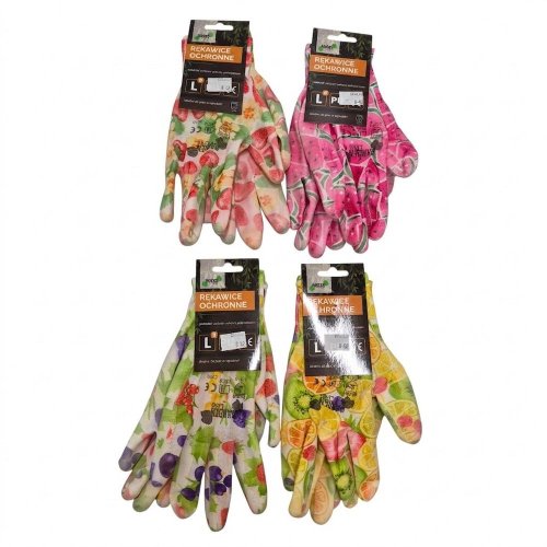 Rukavice dámske do záhrady ,,9,, mix farba