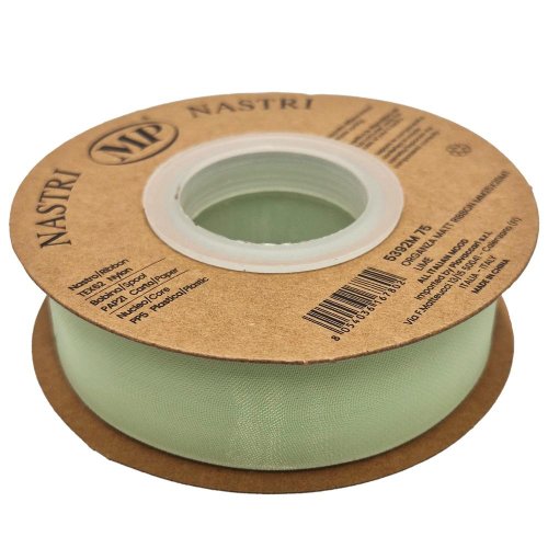 Stuha organza 2,5cm/20m limetka 5392m 75