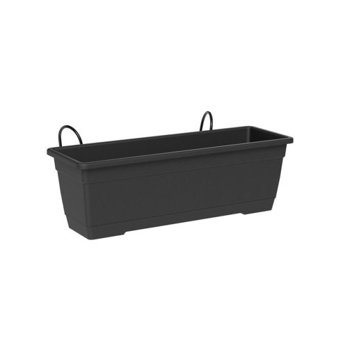 Hrantík birka s držiakom 40 wr kit black 40x17xv16cm/6,5l
