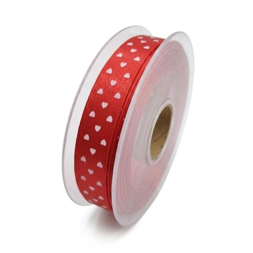 Stuha červená 1,5cm/45m 2398p