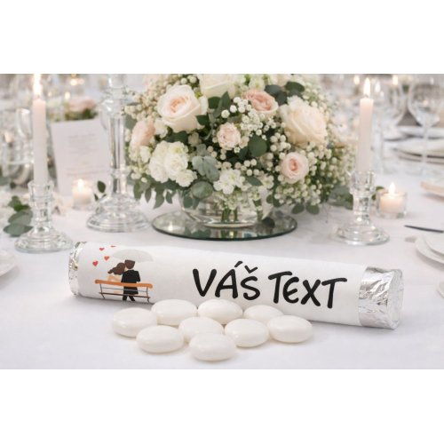 Svadobne Mentos žuvačky