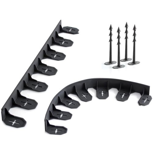 Ib0645 border okraj trávnikov čierny 480x8,4xh4,5cm