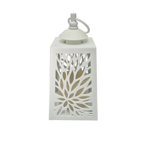 Led lucerna ažur biela