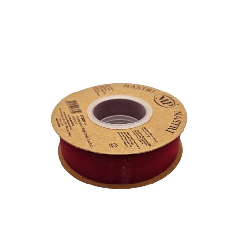 Stuha organza 2,5cm/20m bordo 5392m 24