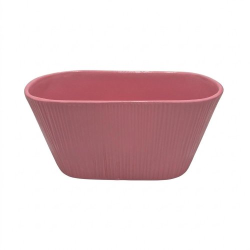 Obal ovál matná rosa 12x11,5x25cm