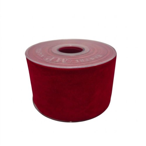 Stuha zamat 63mmx7m červená  3066xg 08