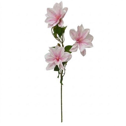 Ks clematis bielo-ružový 77cm - Umelé kvety