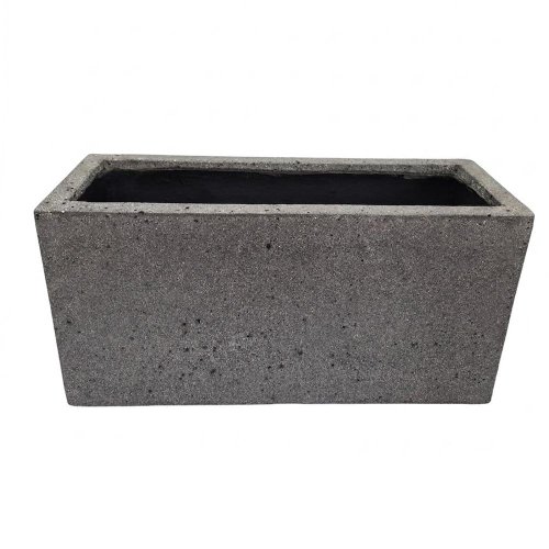 Kv-44 kvetináč umelý kameň granite hrantík šedá 100x40x50
