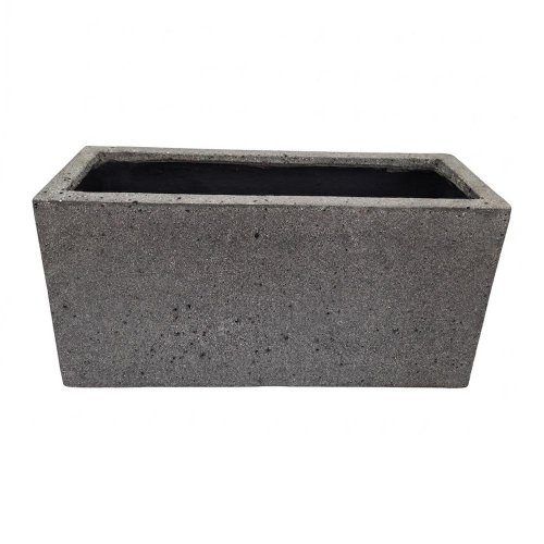 Kv-44 kvetináč umelý kameň granite hrantík šedá 80x30x40