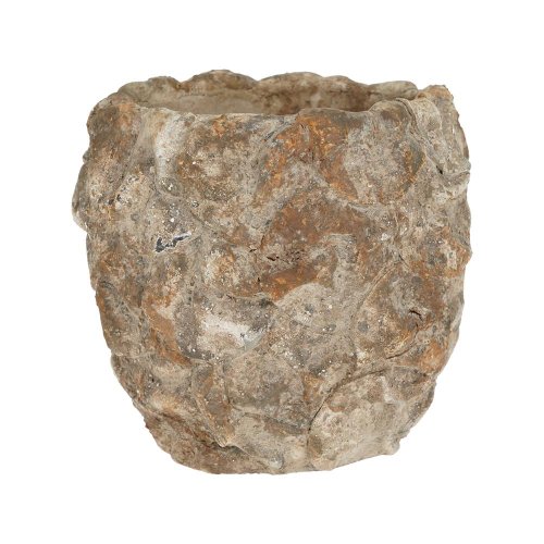 Kvetináč cement 16x16x15cm hnedý