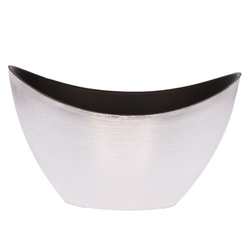 Loďka plast 20x9x11,5cm strieborná