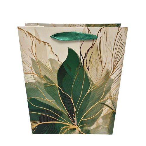 Agb1100605 taška darč. v33,5x26,5+13cm modern jungle bloom
