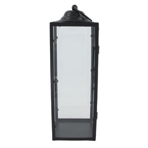 512fl/s lampáš kov+sklo malý čierny