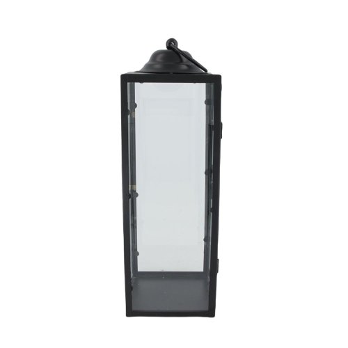 512fl/s lampáš kov+sklo veľký 18,5x18,5x58cm čierny