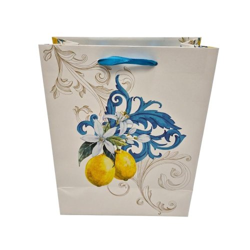 Agb1028703wk taška darč. 20x25x10cm baroque lemon sicilian bloom