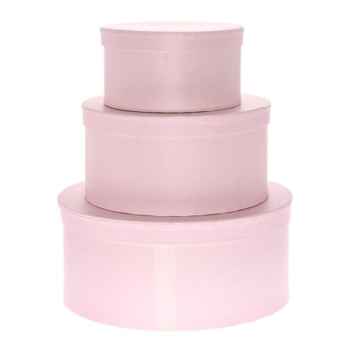 Darč.krabička s/3 25x11cm,20x10cm,15x8cm ružová