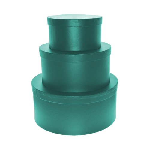 Darč.krabička s/3 25x11cm,20x10cm,15x8cm tm.zelená