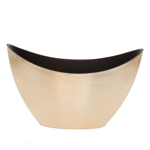Loďka plast 20x9x11,5cm zlatá