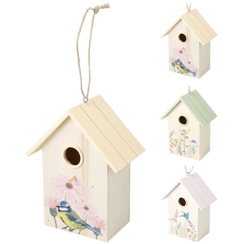 Búdka pre vtátákov drevo 16x10x21cm