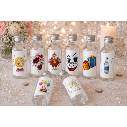 Narodeninové mini fľaštičky