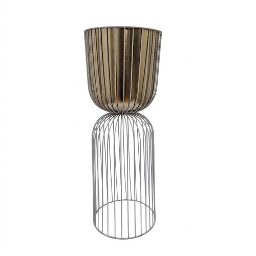 Stojan metal oro avorio 27xv76,5cm