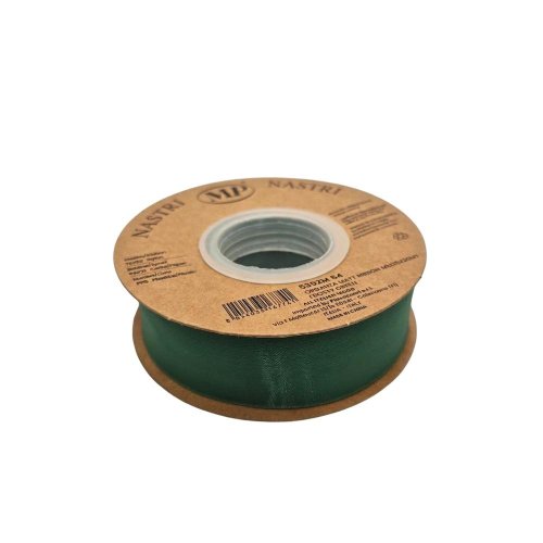 Stuha organza 2,5cm/20m tm zelená 5392m 54