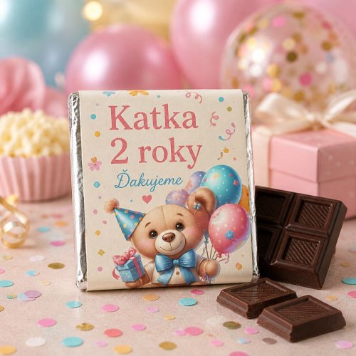 Čokoládky na narodeniny