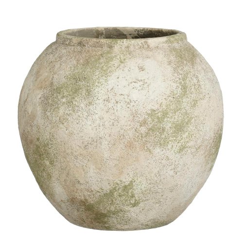 Váza mica gregory zelená/cement - v32xh35cm - Vianočné dekorácie a ozdoby