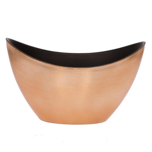 Loďka plast 20x9x11,5cm medená - Lampáše
