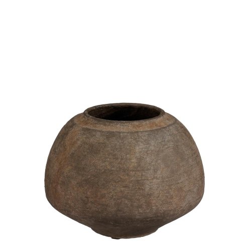 Váza ares hnedá h18xd24cm - Vianočné dekorácie