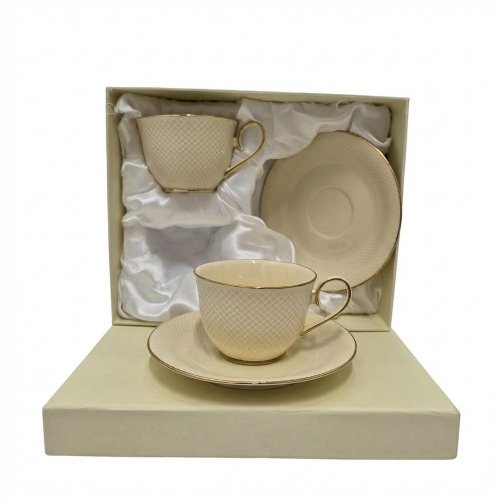 Šálka s podšálkou espresso s/2 krém - Umelé kvety