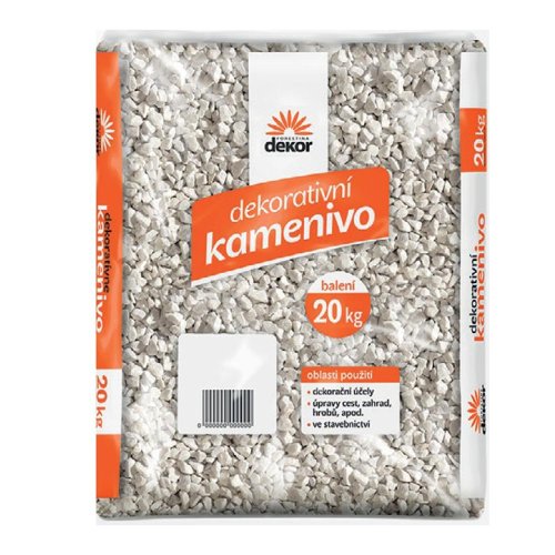 Mramorová drť 20kg 8-12mm /54/biela - Umelé kvety