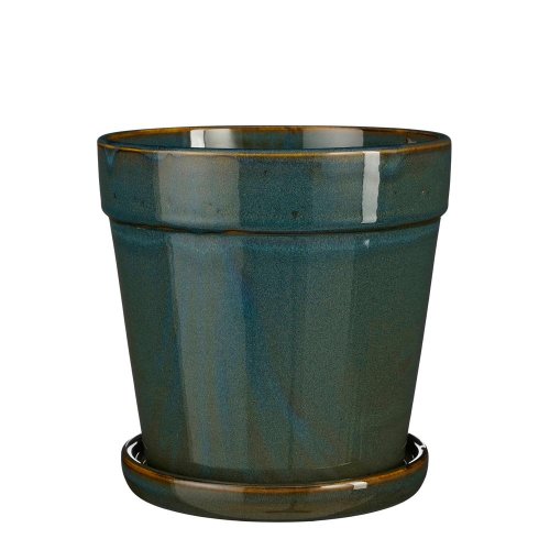 Kvetináč s podmiskou clint keramika pr.17/v16,5cm - Veľkonočné vajíčka