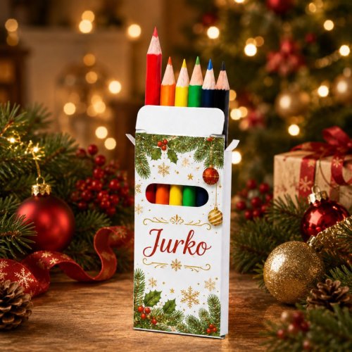 Vianočné pastelky -  stromček