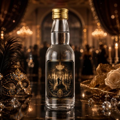 Plesová mini fľaštička alkoholu, 
