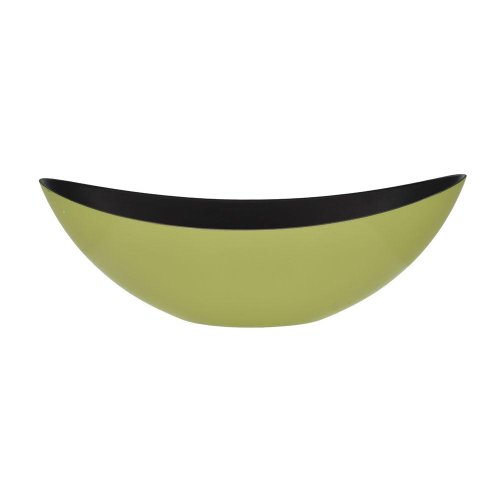 Loďka plast 38,5x12,5x13,5cm bl.zelená - Vianočné dekorácie