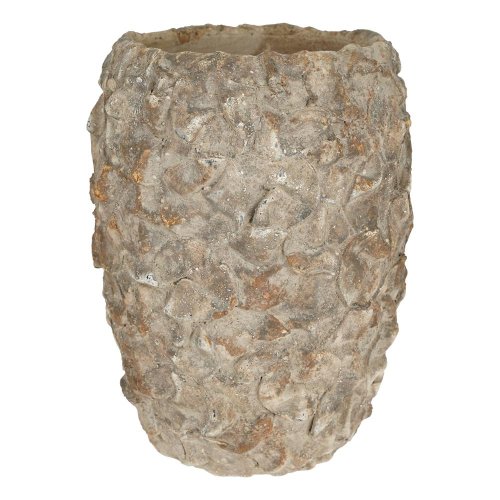 Kvetináč cement 21,5x21,5x29cm natur - Vianočné dekorácie
