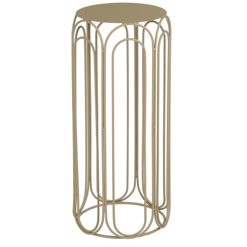Stojan na kvety krém  h60xd24cm - Vianočné dekorácie