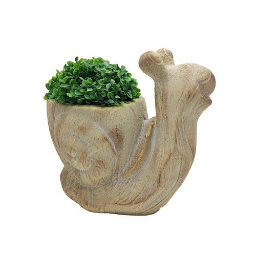 Kvetináč slimák mgo 29,5x17x26cm béžový