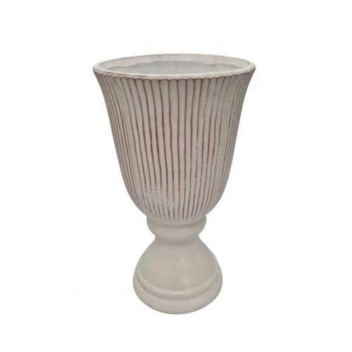 Váza biela keramik v35/pr.19cm - Vianočné dekorácie