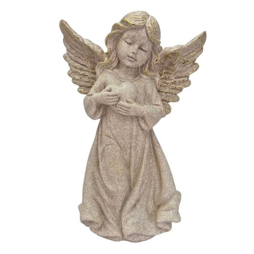 Anjel so srdcom 16,5x10,5x25,5cm - Aranžérsky materiál