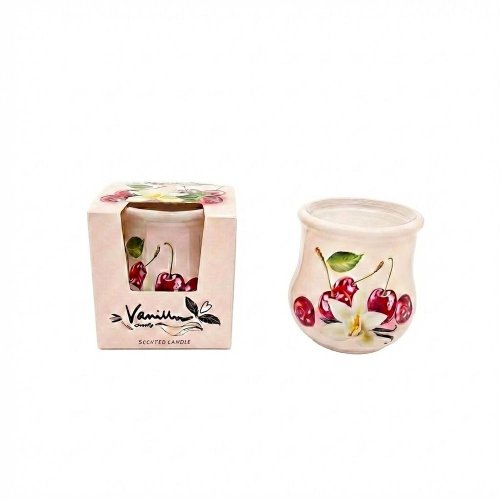 Voň.v skle vanilla &cherry 80gr/sas4007/ - Vianočné dekorácie