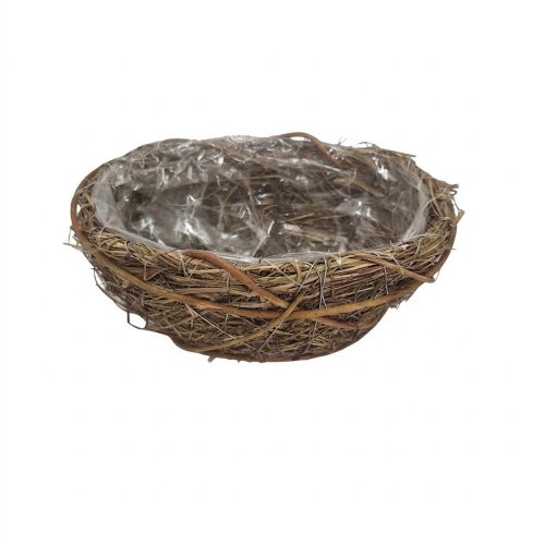 Ovál prútie hnedý s 18*10cm - Veľkonočné ozdoby