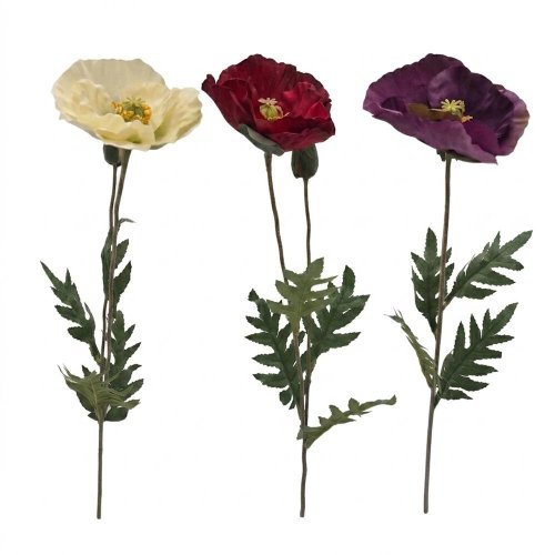 Ks papaver mix/3f 72cm - Umelé kvety